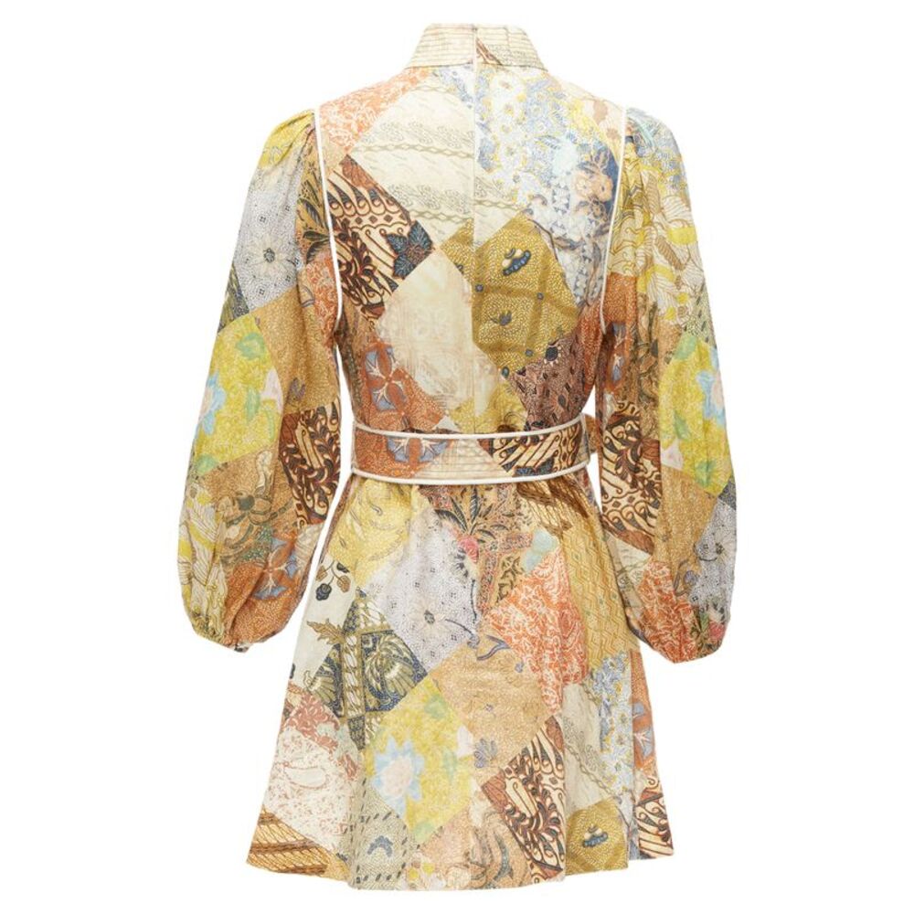 Zimmermann Brightside Linen Patchwork Ethnic Prin… - image 5